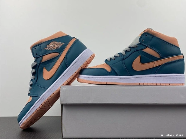 Cheap Jordan1 Mid Teal Dark Green BQ6472- AllSeason 3713 1015